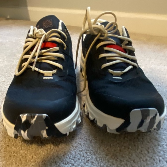 LOEWE+ On Cloudventure recycled-canvas and mesh sneakers NEW Black 38 - Picture 9 of 13